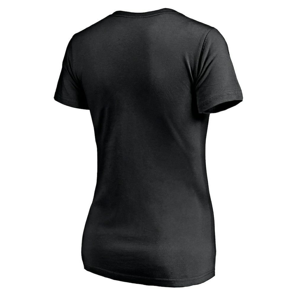 Las Vegas Raiders Women's Live For It V-Neck T-Shirt - Black - NFL
