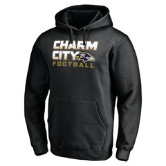 Baltimore Ravens Hometown Collection Sweep Pullover Hoodie - Black - NFL