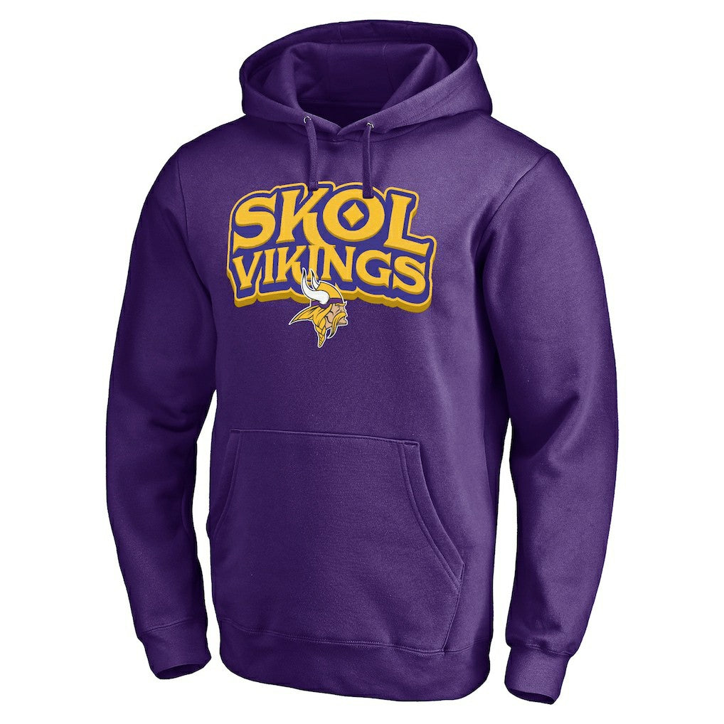 Minnesota Vikings Hometown Collection Sweep Pullover Hoodie - Purple - NFL