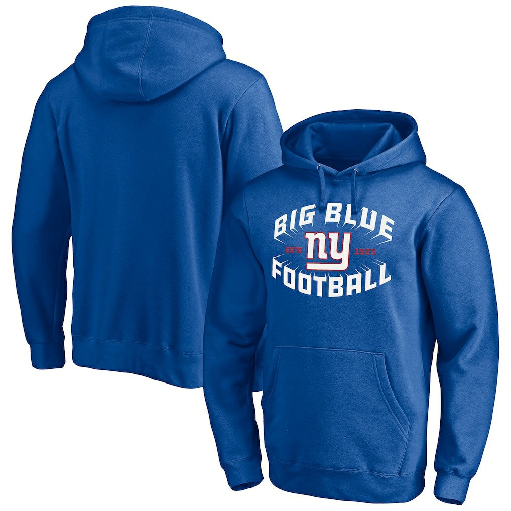 New York Giants Hometown Collection Sweep Pullover Hoodie - Royal - NFL