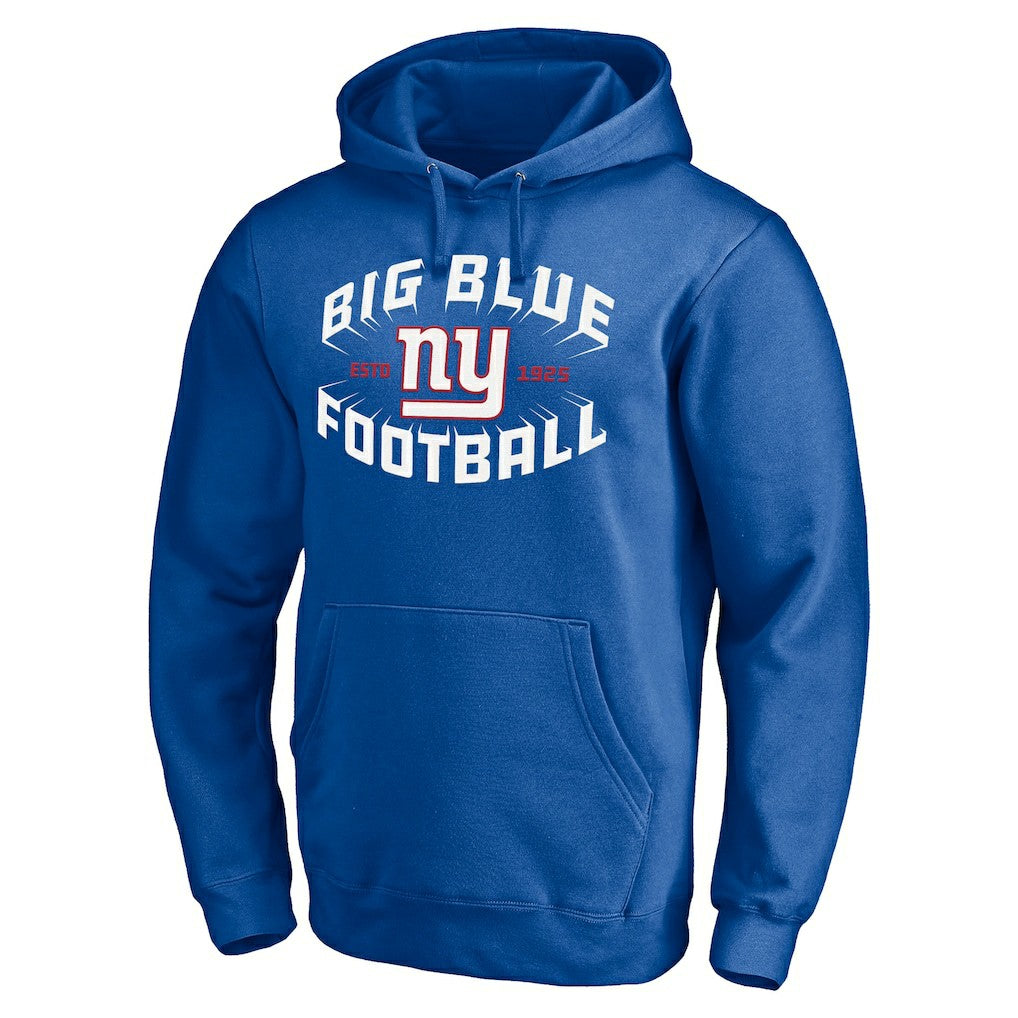 New York Giants Hometown Collection Sweep Pullover Hoodie - Royal - NFL