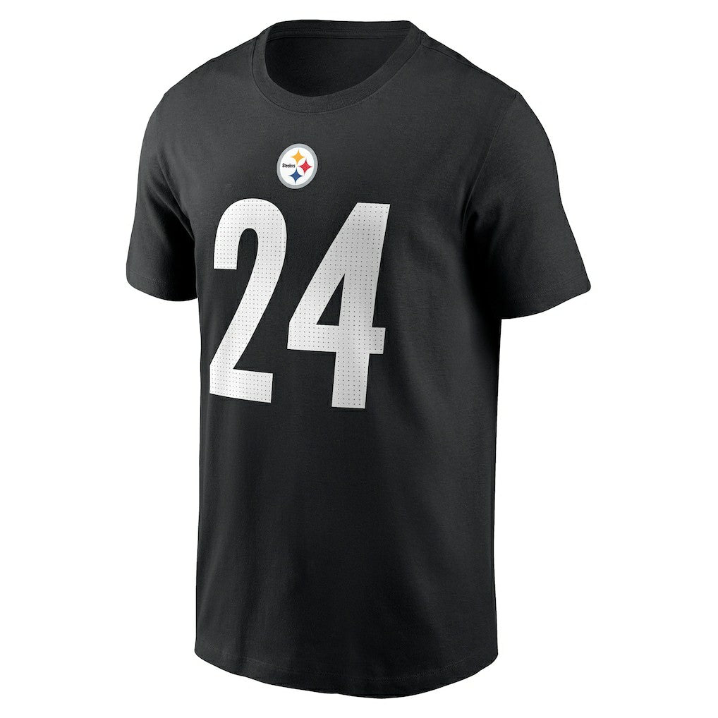 Joey Porter Jr. Pittsburgh Steelers Player Name & Number T-Shirt - Black - Nike