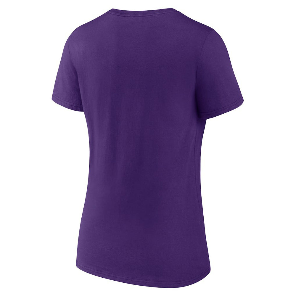 Minnesota Vikings Women's Hometown Collection Defend The North V-Neck T-Shirt - Purple - NFL