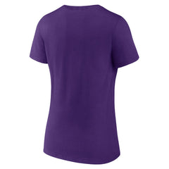 Minnesota Vikings Women's Hometown Collection Defend The North V-Neck T-Shirt - Purple - NFL
