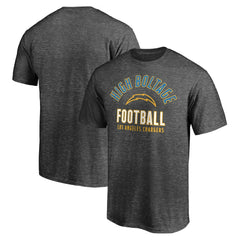 Los Angeles Chargers Nickname Arc T-Shirt - Charcoal - NFL