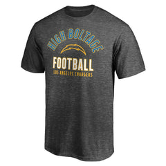 Los Angeles Chargers Nickname Arc T-Shirt - Charcoal - NFL