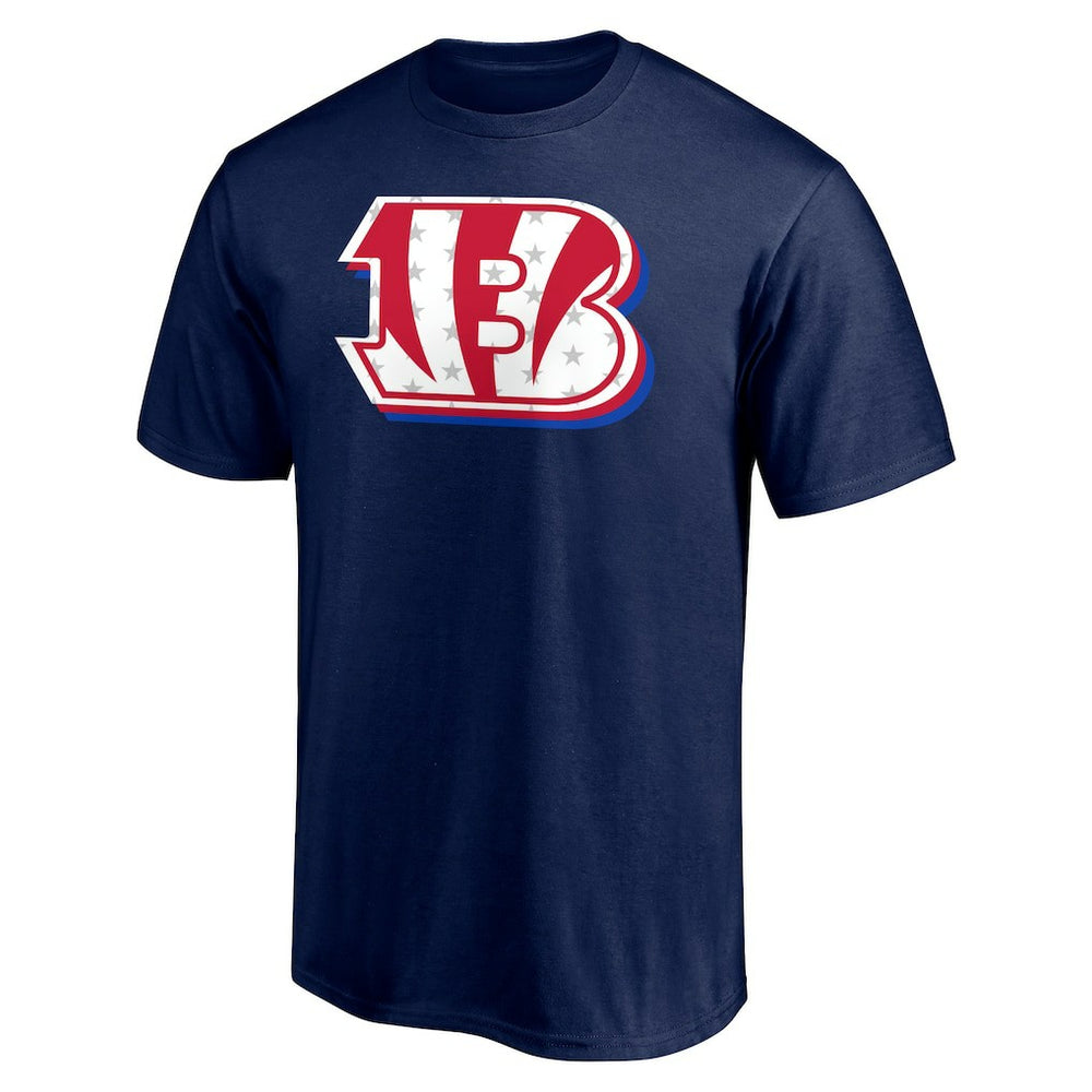 Cincinnati Bengals Red White and Team T-Shirt - Navy - NFL