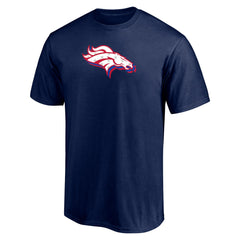 Denver Broncos Red White and Team T-Shirt - Navy - NFL