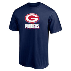 Green Bay Packers Red White and Team T-Shirt - Navy - NFL