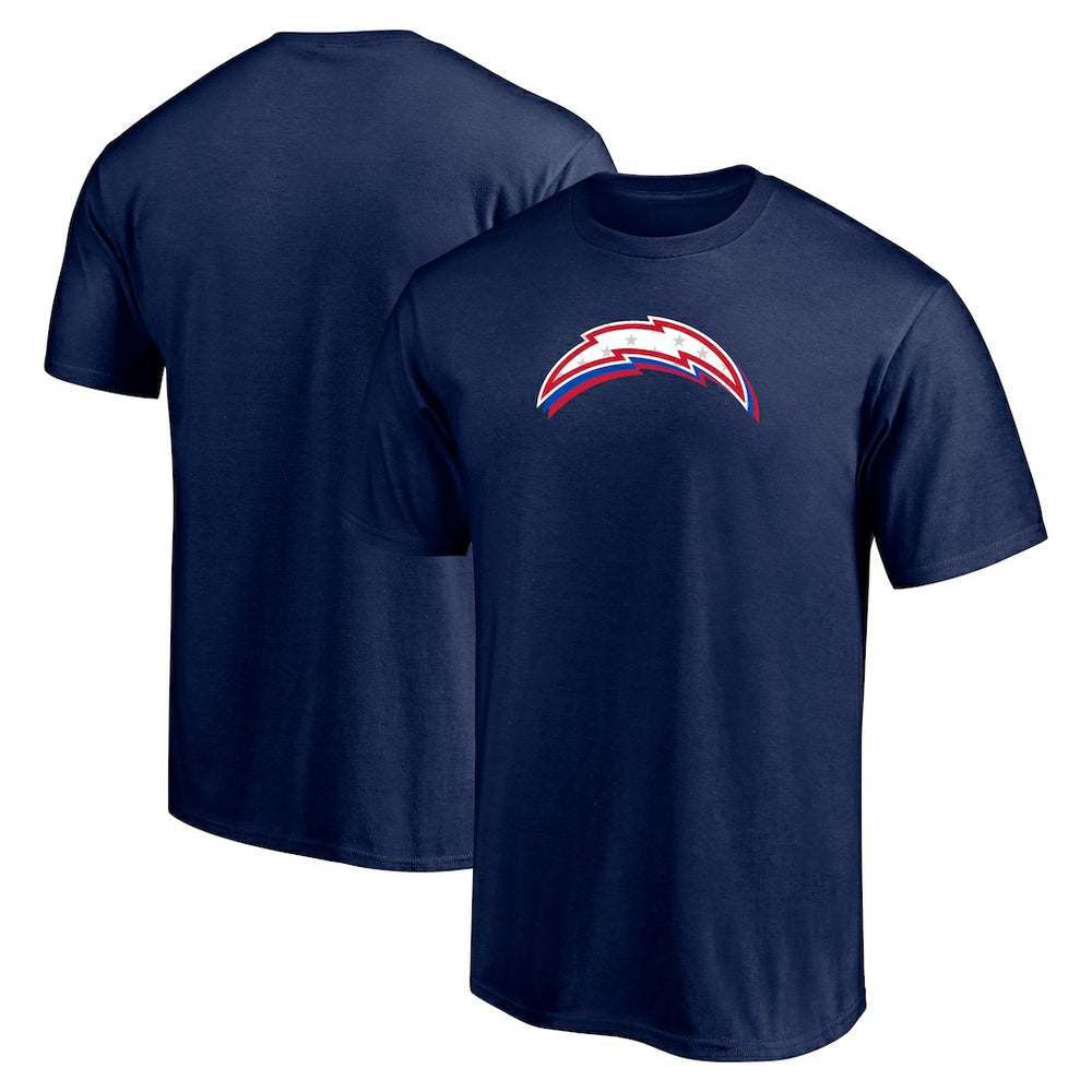 Los Angeles Chargers Red White and Team T-Shirt - Navy - NFL