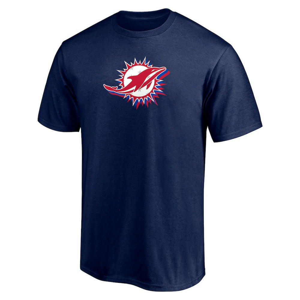 Miami Dolphins Red White and Team T-Shirt - Navy - NFL