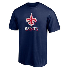 New Orleans Saints Red White and Team T-Shirt - Navy - NFL