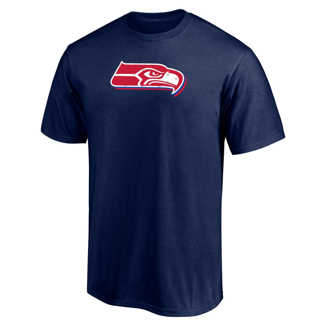 Seattle Seahawks Red White and Team T-Shirt - College Navy - NFL