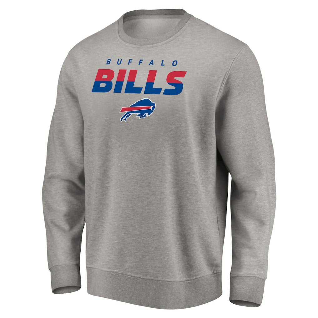 Buffalo Bills Elevate Play Pullover Sweatshirt - Gray - NFL