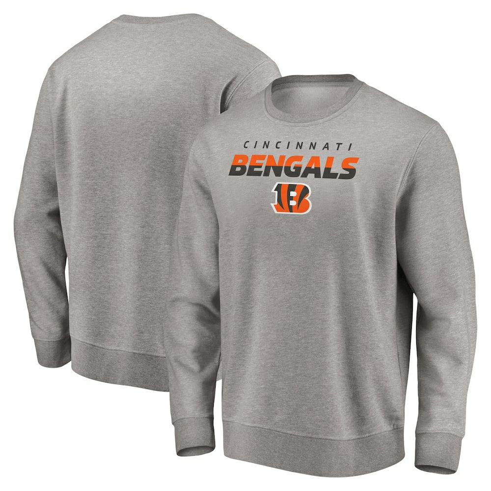 Cincinnati Bengals Elevate Play Pullover Sweatshirt - Gray - NFL