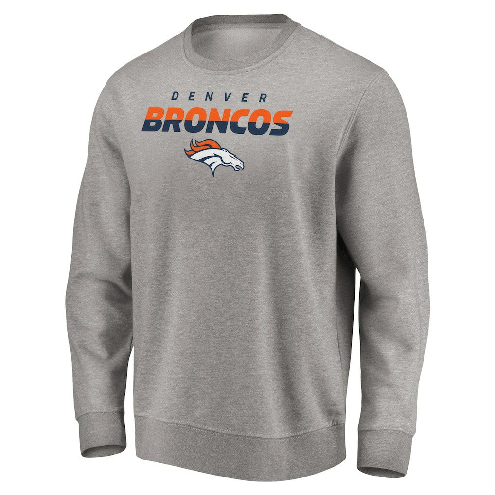 Denver Broncos Elevate Play Pullover Sweatshirt - Gray - NFL