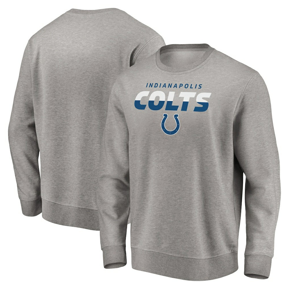 Indianapolis Colts Elevate Play Pullover Sweatshirt - Gray - NFL
