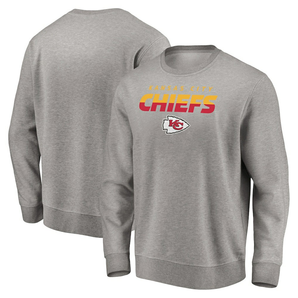 Kansas City Chiefs Elevate Play Pullover Sweatshirt - Gray - NFL