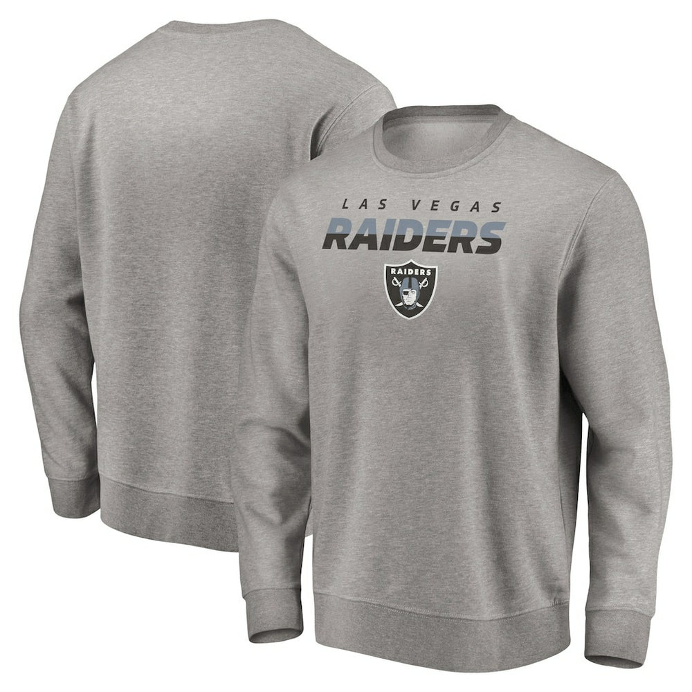 Las Vegas Raiders Elevate Play Pullover Sweatshirt - Gray - NFL