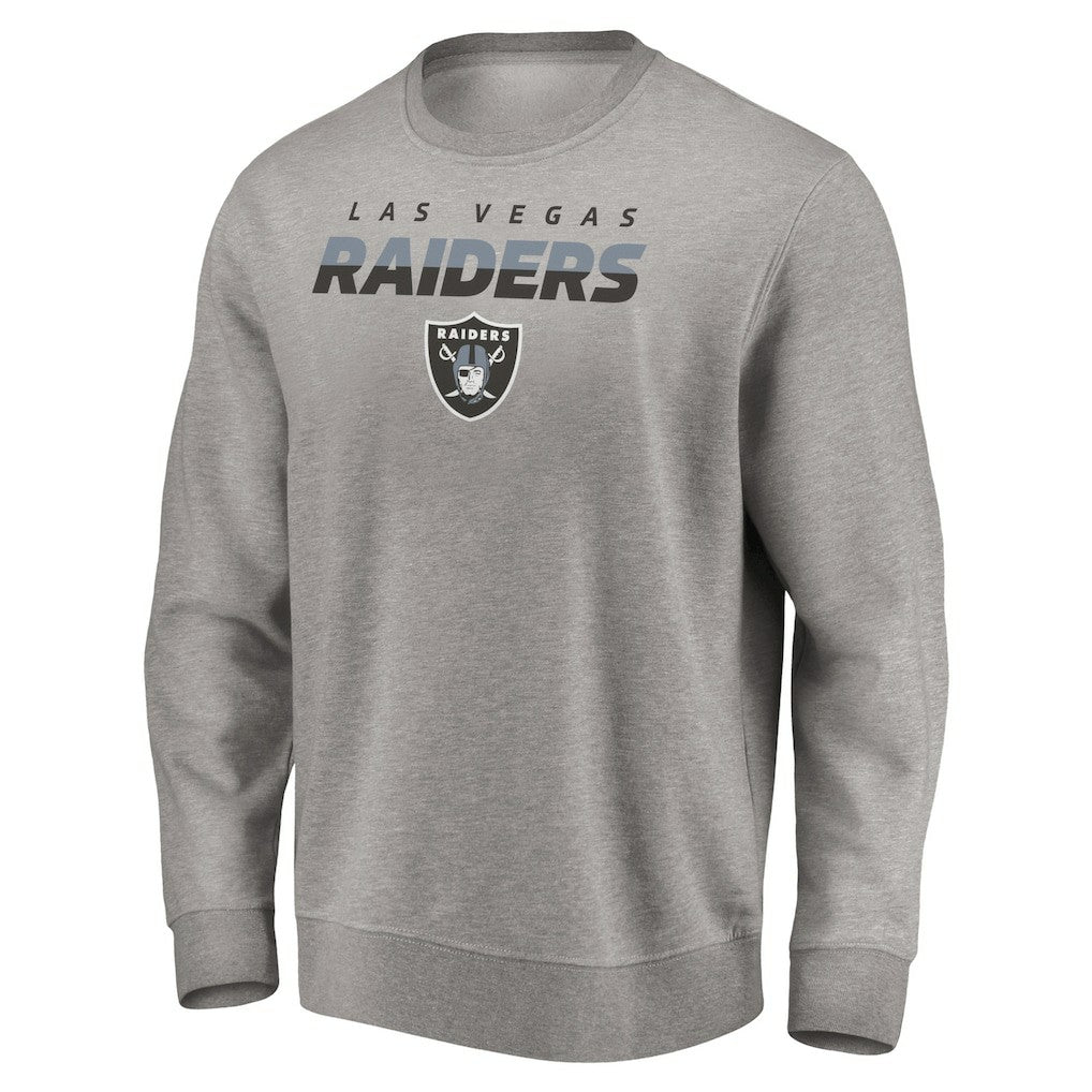 Las Vegas Raiders Elevate Play Pullover Sweatshirt - Gray - NFL