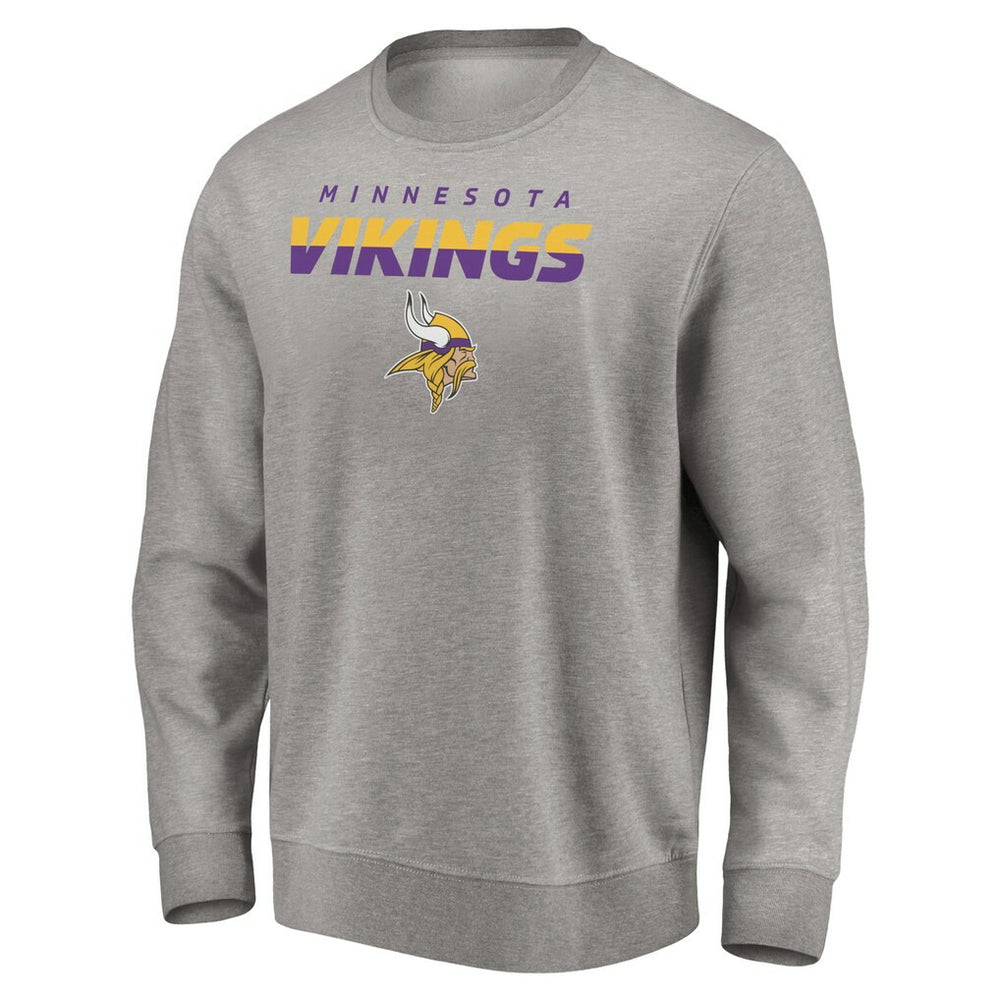 Minnesota Vikings Elevate Play Pullover Sweatshirt - Gray - NFL
