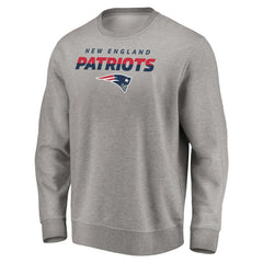 New England Patriots Elevate Play Pullover Sweatshirt - Gray - NFL