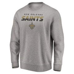 New Orleans Saints Elevate Play Pullover Sweatshirt - Gray - NFL