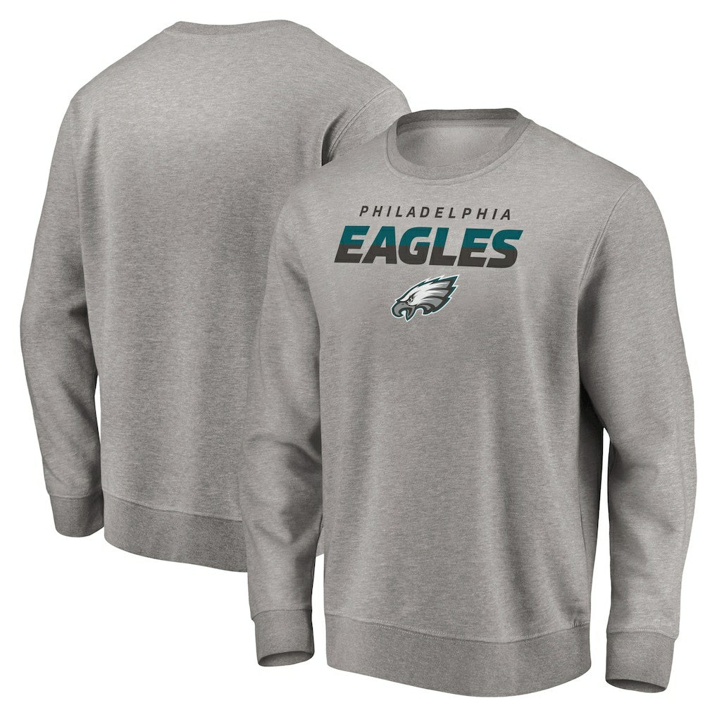 Philadelphia Eagles Elevate Play Pullover Sweatshirt - Gray - NFL