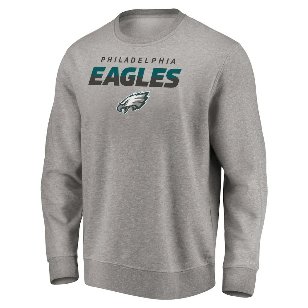 Philadelphia Eagles Elevate Play Pullover Sweatshirt - Gray - NFL