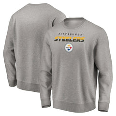 Pittsburgh Steelers Elevate Play Pullover Sweatshirt - Gray - NFL