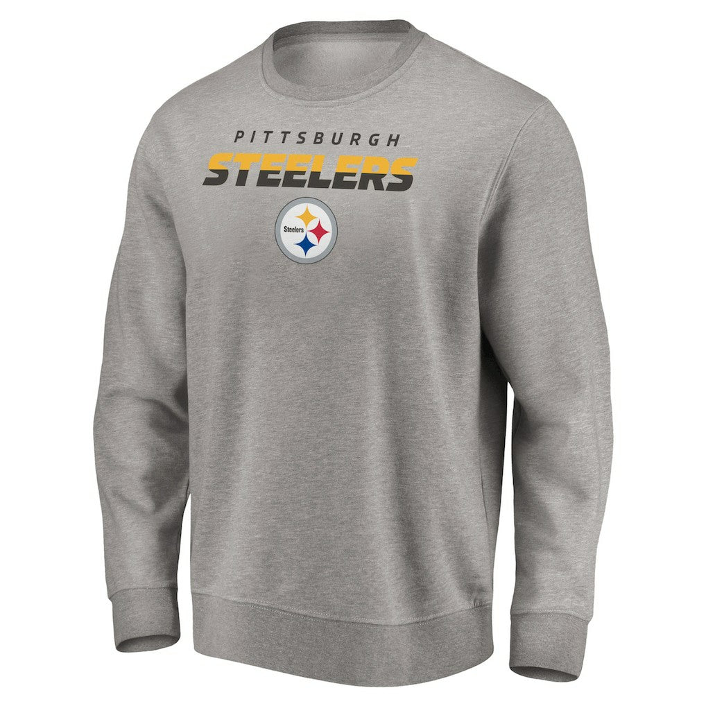 Pittsburgh Steelers Elevate Play Pullover Sweatshirt - Gray - NFL