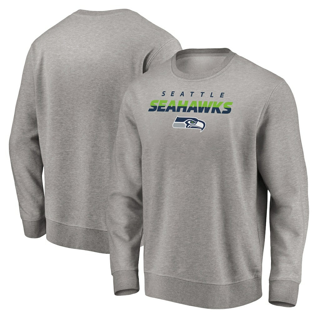 Seattle Seahawks Elevate Play Pullover Sweatshirt - Gray - NFL
