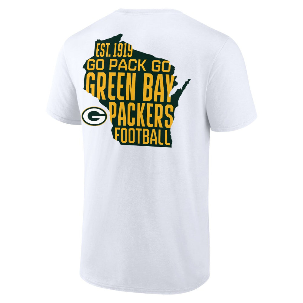 Green Bay Packers Hot Shot T-Shirt - White - NFL