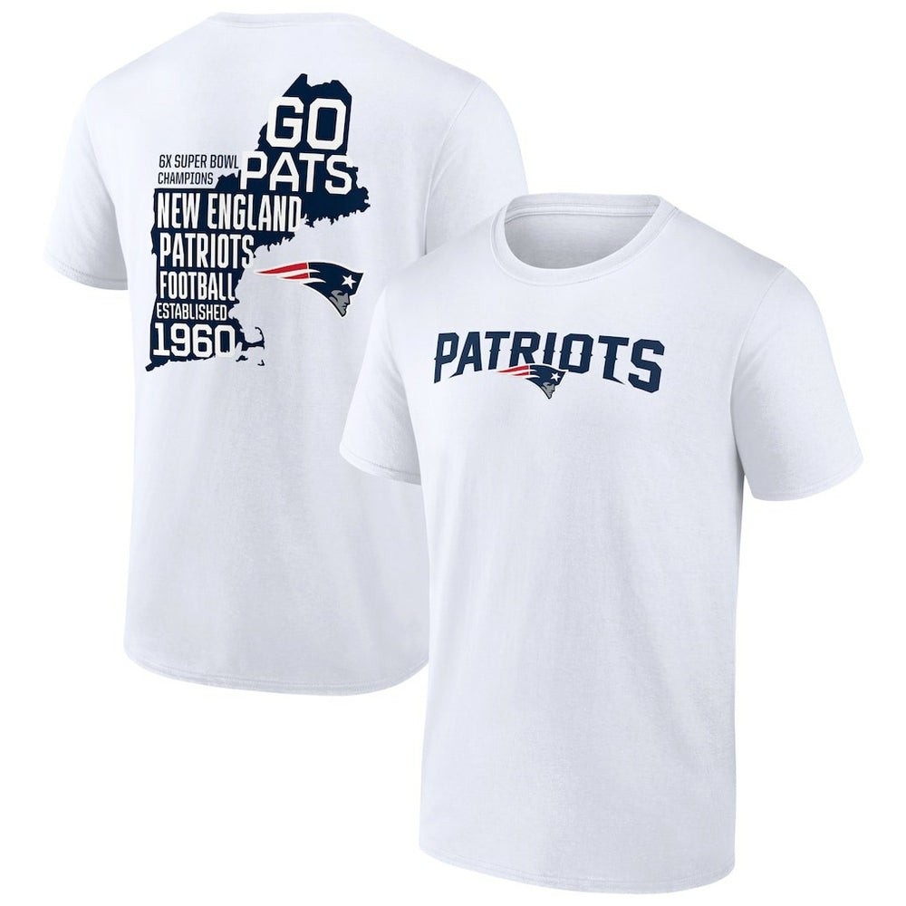 New England Patriots Hot Shot T-Shirt - White - NFL
