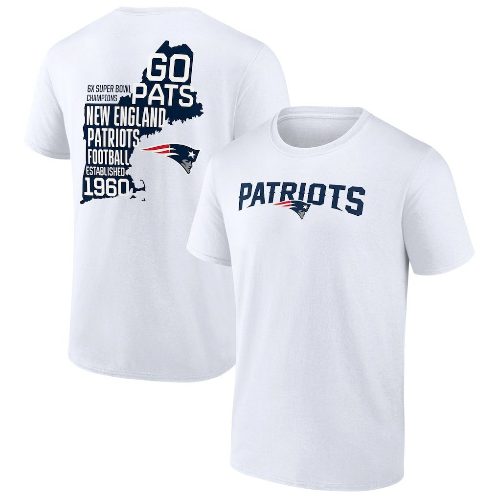 New England Patriots Hot Shot T-Shirt - White - NFL