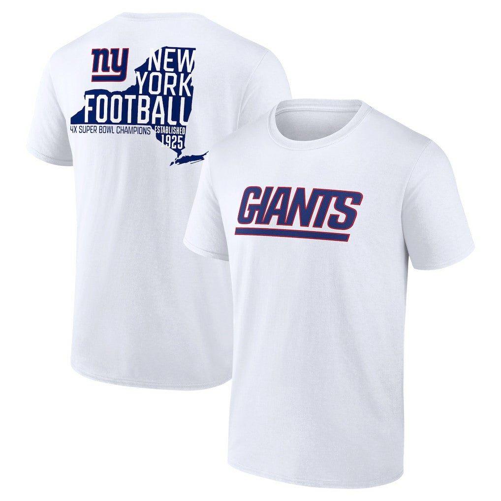 New York Giants Hot Shot T-Shirt - White - NFL