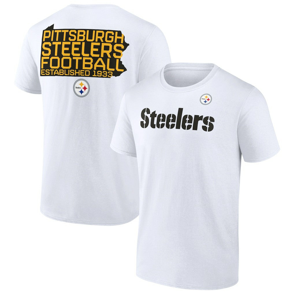 Pittsburgh Steelers Hot Shot T-Shirt - White - NFL