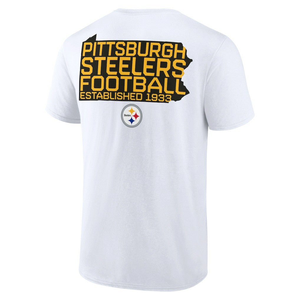 Pittsburgh Steelers Hot Shot T-Shirt - White - NFL
