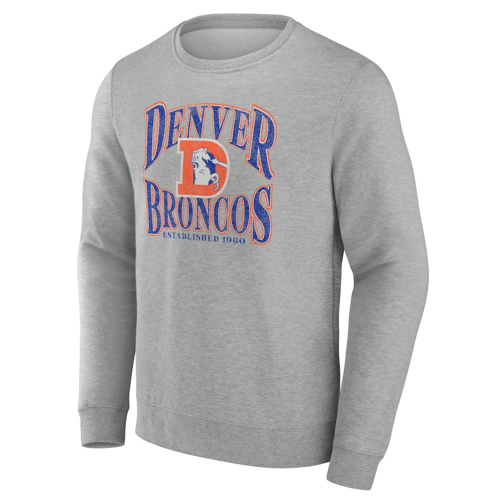 Denver Broncos Playability Pullover Sweatshirt - Gray - NFL