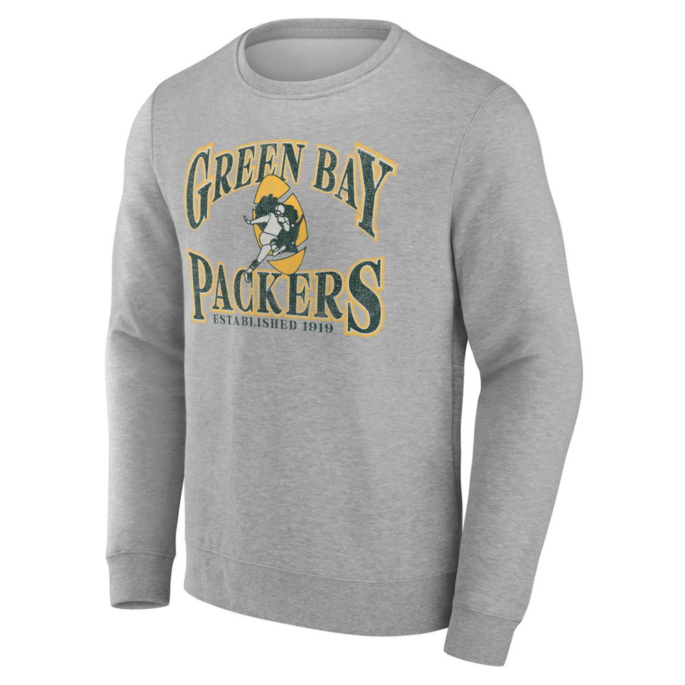 Green Bay Packers Playability Pullover Sweatshirt - Gray - NFL