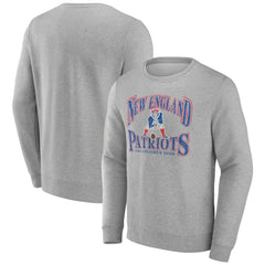 New England Patriots Playability Pullover Sweatshirt - Gray - NFL
