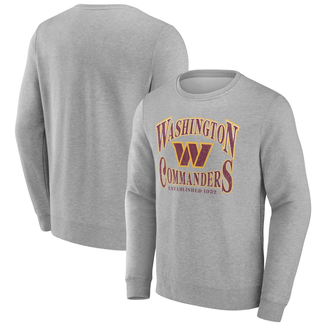Washington Commanders Playability Pullover Sweatshirt - Gray - NFL