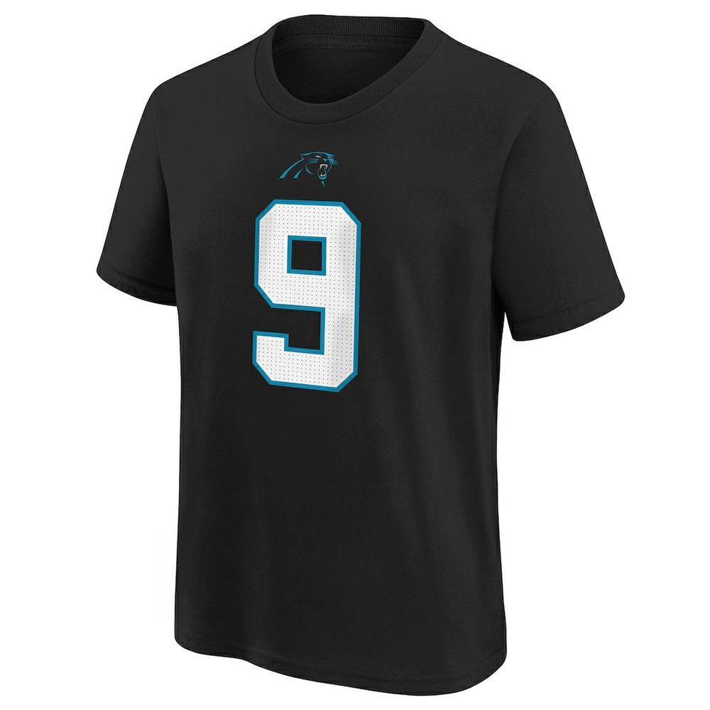 Bryce Young Carolina Panthers Youth Player Name & Number T-Shirt - Black - Nike