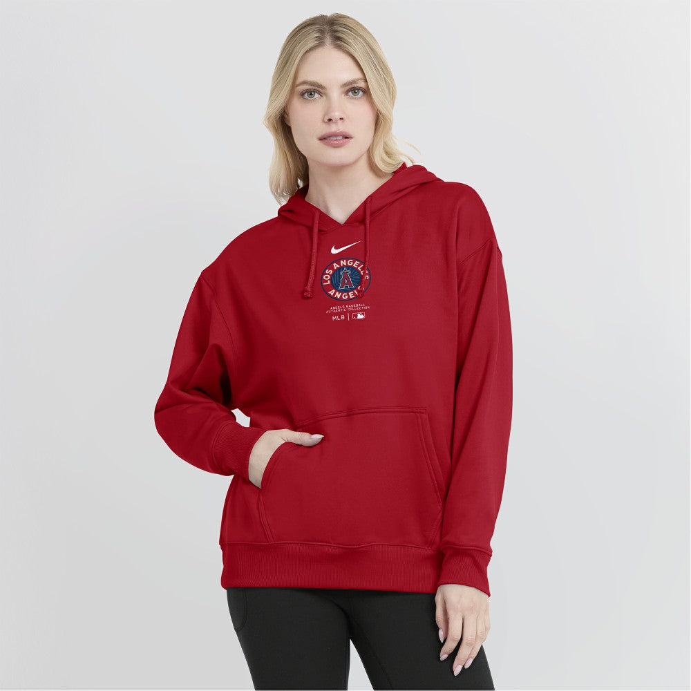 Los Angeles Angels Nike Women's City Connect Practice Performance Pullover Hoodie Discount