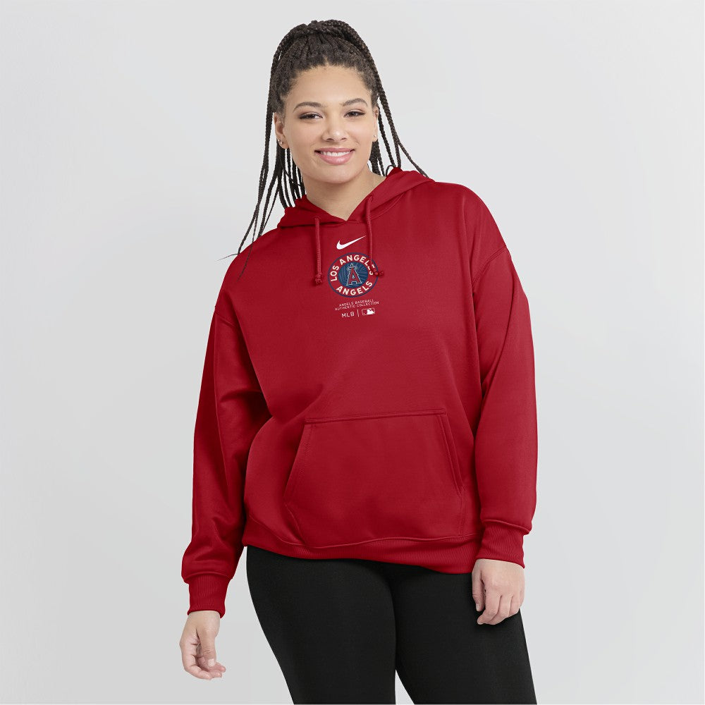 Los Angeles Angels Nike Women's City Connect Practice Performance Pullover Hoodie Discount