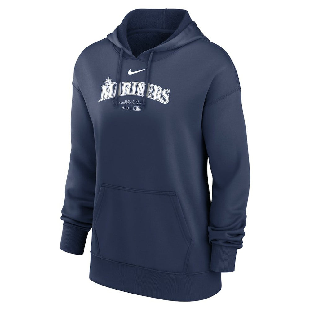 Seattle Mariners Nike Women's Authentic Collection Performance Pullover Hoodie Outlet