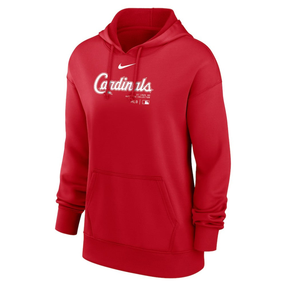 St. Louis Cardinals Nike Women's Authentic Collection Performance Pullover Hoodie Discount