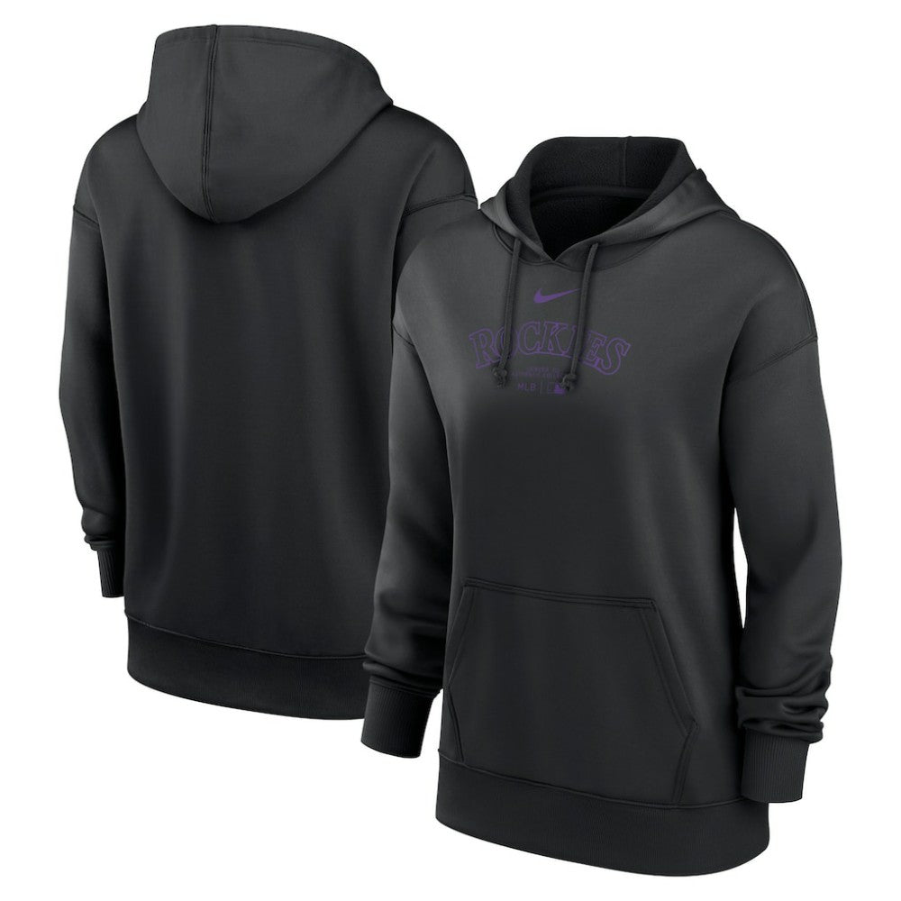 Colorado Rockies Nike Women's Authentic Collection Performance Pullover Hoodie Outlet