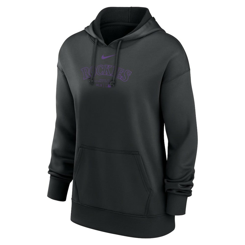 Colorado Rockies Nike Women's Authentic Collection Performance Pullover Hoodie Outlet