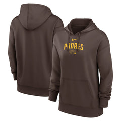 San Diego Padres Nike Women's Authentic Collection Performance Pullover Hoodie Online